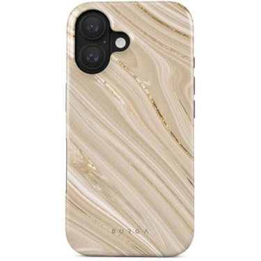 SupShell™️ Silicone Marble Textures Phone Case Series for iPhone 16, 15, 14, 13, 12, Full Glam - Supshell